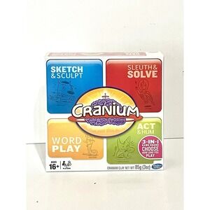 CRANIUM - 3 In 1 Board Game, Adult 4 Players (Hasbro, 2009) NEW SEALED